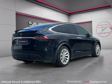 Tesla model x 75 kwh all-wheel drive - suivi/ecran 17/porte falcon/toit pano/digital cockpit/porte falcon/sièges cuir -......