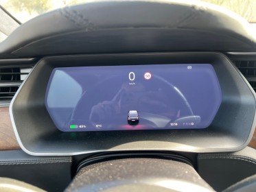 Tesla model x 75 kwh all-wheel drive - suivi/ecran 17/porte falcon/toit pano/digital cockpit/porte falcon/sièges cuir -......