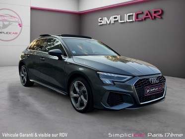 Audi a3 sportback 40 tfsie 204 s tronic 6 s line / garantie 12 mois / angle mort /  toit ouvrant / camÉra / apple carplay...