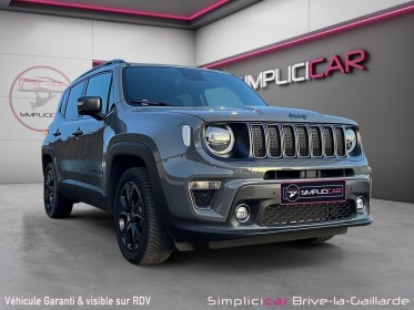 Jeep renegade 1.3 turbo t4 190 ch phev at6 4xe eawd 80th anniversary occasion simplicicar brive la gaillarde  simplicicar...