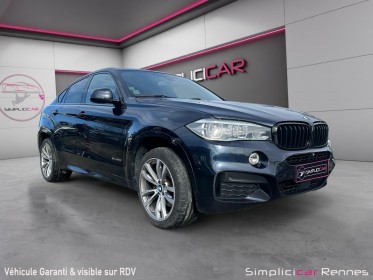 Bmw x6 f16 xdrive40d 313 ch m sport a, boite auto, carplay, toit ouvrant / harman hardon.... occasion simplicicar rennes...