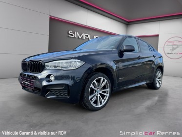 Bmw x6 f16 xdrive40d 313 ch m sport a, boite auto, carplay, toit ouvrant / harman hardon.... occasion simplicicar rennes...