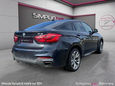 Bmw x6 f16 xdrive40d 313 ch m sport a, boite auto, carplay, toit ouvrant / harman hardon.... occasion simplicicar rennes...