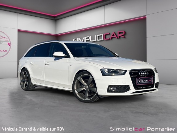 Audi a4 avant v6 3.0 tdi 245 quattro s line s tronic a occasion simplicicar pontarlier simplicicar simplicibike france