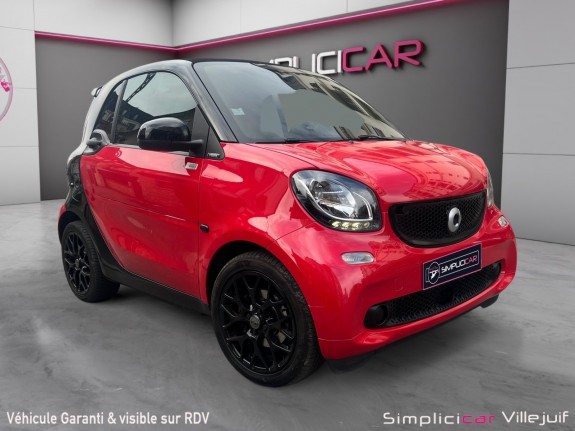 Smart fortwo coupe 82 ch electrique ba1 prime, apple carplay, finitions brabus, garantie 12 mois. occasion simplicicar...