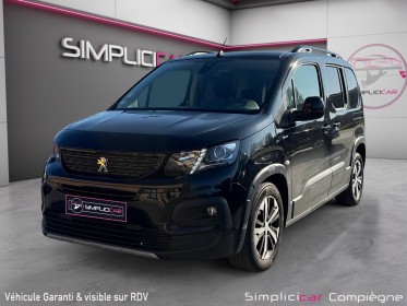 Peugeot rifter standard bluehdi 130 ss bvm6 gt line - 2éme main - suivi peugeot - carplay - caméra occasion simplicicar...