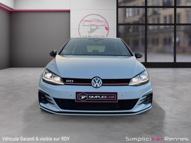 Volkswagen golf 7.5 gti performance 2.0 tsi 230ch dsg6 - carplay - kerless -  white silver occasion simplicicar rennes...