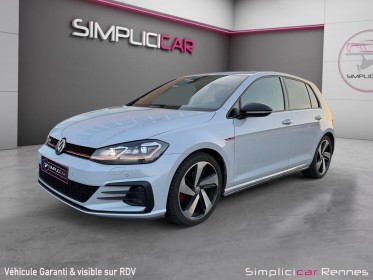 Volkswagen golf 7.5 gti performance 2.0 tsi 230ch dsg6 - carplay - kerless -  white silver occasion simplicicar rennes...