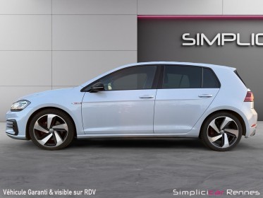 Volkswagen golf 7.5 gti performance 2.0 tsi 230ch dsg6 - carplay - kerless -  white silver occasion simplicicar rennes...