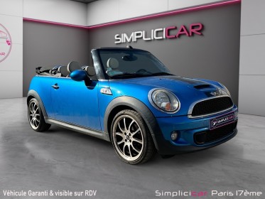 Mini cooper s cabriolet 185ch jhon cooper works occasion paris 17ème (75)(porte maillot) simplicicar simplicibike france