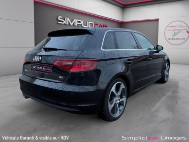 Audi a3 sportback 2.0 tdi 184 ambition luxe occasion simplicicar limoges  simplicicar simplicibike france