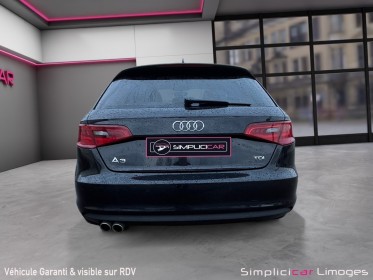 Audi a3 sportback 2.0 tdi 184 ambition luxe occasion simplicicar limoges  simplicicar simplicibike france