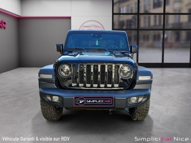 Jeep wrangler unlimited 4xe 2.0 380 phev 4x4 bva8 rubicon occasion  simplicicar vaucresson nice - pfvauto simplicicar...