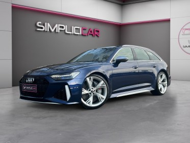 Audi rs6 c8 4.0l-600cv - toit ouv pano - son bo - freins céramiques - garantie 12mois - suivi audi - 4 pneus hiver neufs ......