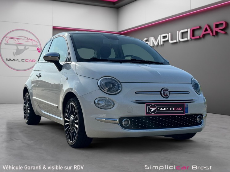 Fiat 500 serie 6 1.2 69 ch eco pack lounge - garantie 12 mois occasion simplicicar brest simplicicar simplicibike france