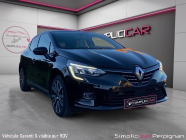 Renault clio v tce 130 edc fap initiale paris - caméra 360°, enceinte bose, gps, carplay, lumière d'ambiance - garantie...