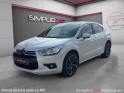 Citroen ds4 hdi 160 2.0 pure pearl-siège en cuir chauffant/gps/clim garantie 12 mois occasion simplicicar perpignan ...