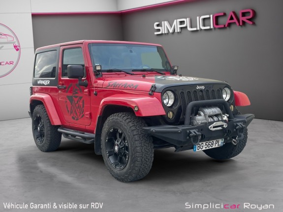 Jeep wrangler 2.8 crd 200 ch bvm sahara entretien complet à jour révisé  garanti 12 mois occasion simplicicar royan...