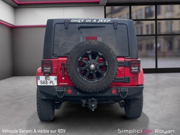 Jeep wrangler 2.8 crd 200 ch bvm sahara entretien complet à jour révisé  garanti 12 mois occasion simplicicar royan...