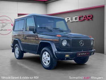 Mercedes  classe g 300e w463 bvm dossier factures travaux 10000€ révisé  garanti 12 mois occasion simplicicar royan...