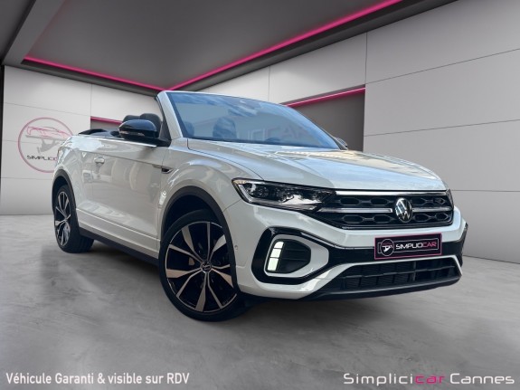 Volkswagen t-roc cabriolet 1.5 tsi evo 150 start/stop dsg7 r-line / garantie 1 an occasion cannes (06) simplicicar...