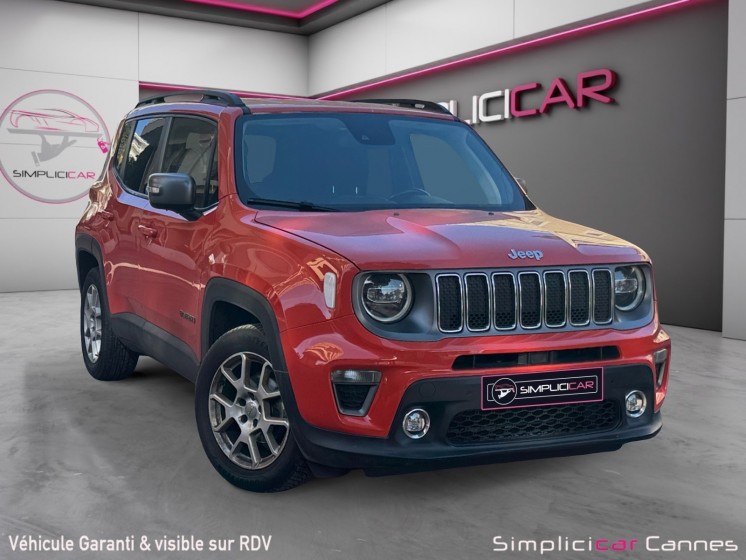 Jeep renegade 1.0 gse t3 120 ch bvm6 limited occasion cannes (06) simplicicar simplicibike france