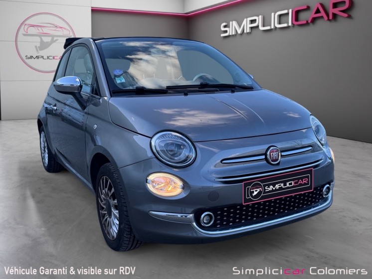 Fiat 500c my17 1.2 69 ch eco pack lounge / garantie 12 mois occasion simplicicar colomiers  simplicicar simplicibike france