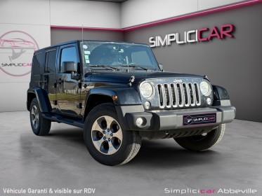 Jeep wrangler v6 3.6 pentastar 284 4x4 command trac bva sahara garantie 12 mois occasion abbeville simplicicar simplicibike...