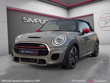 Mini cabriolet f57 231 ch john cooper works bva8 finition jcw exclusive design occasion simplicicar toulon est simplicicar...