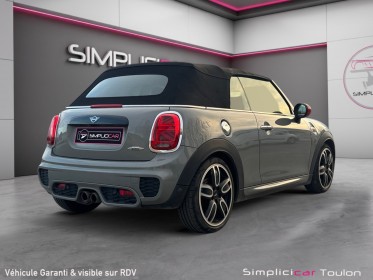 Mini cabriolet f57 231 ch john cooper works bva8 finition jcw exclusive design occasion simplicicar toulon est simplicicar...