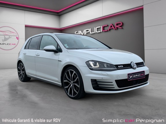 Volkswagen golf 2.0 tdi 184ch gtd sport  sound - caméra de recul - clim bizone - siège av chauffant - toit ouvrant -......