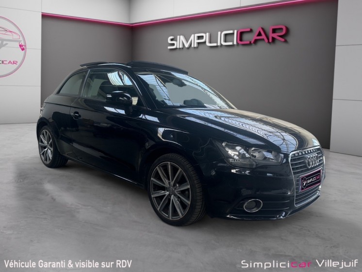 Audi a1 a1 1.6 tdi 90 ambition luxe s tronic, garantie 12 mois, toit ouvrant, occasion simplicicar villejuif  simplicicar...