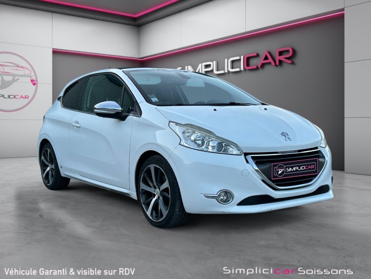 Peugeot 208 1.6 e-hdi 115ch féline -suivi/toit pano/radar de recul/feux led - garantie 12 mois occasion simplicicar soissons...