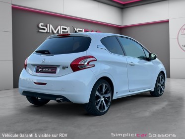 Peugeot 208 1.6 e-hdi 115ch féline -suivi/toit pano/radar de recul/feux led - garantie 12 mois occasion simplicicar soissons...