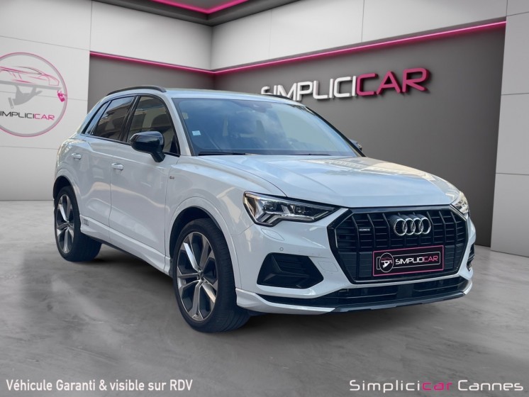 Audi q3 q3 40 tfsi 190 ch s tronic 7 quattro s line occasion cannes (06) simplicicar simplicibike france