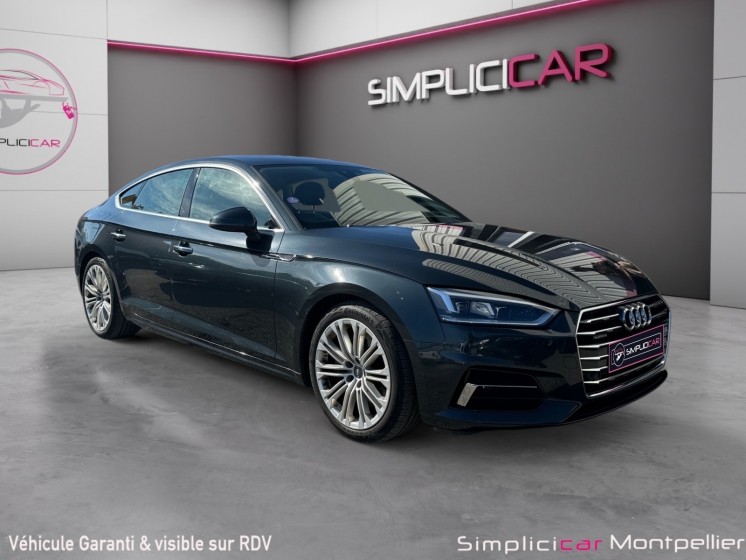 Audi  a5 sportback  252ch design luxe virtual camÉra recul cuir hayon Électrique occasion montpellier (34) simplicicar...