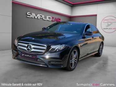 Mercedes classe e 220 d 9g-tronic amg line occasion cannes (06) simplicicar simplicibike france