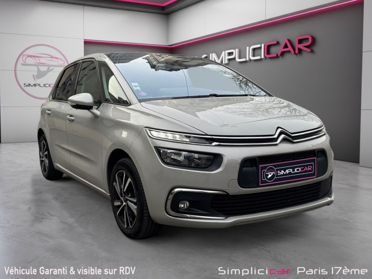 Citroen c4 spacetourer puretech 130 ss eat8 feel / entretien / garantie 12 mois occasion paris 17ème (75)(porte maillot)...