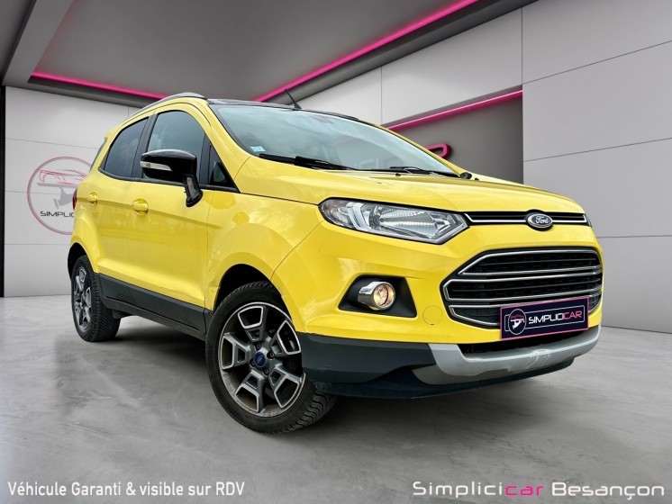 Ford ecosport 1.0 ecoboost 125 titanium / sieges chauffants / radar de recul / garantie 12 mois occasion simplicicar...