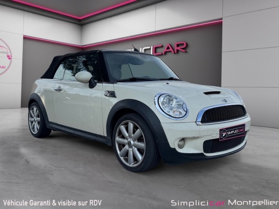 Mini cabriolet r57 1.6i  184ch cooper s occasion montpellier (34) simplicicar simplicibike france