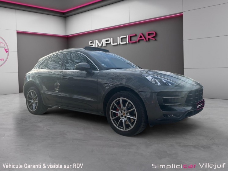 Porsche macan turbo 3.6 v6 400 ch pdk toit ouvrant carnet entretient garantie 12 mois occasion simplicicar villejuif ...