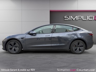 Tesla model 3 autonomie standard plus rwd siège chauffant avant arrière volant chauffant garantie 12 mois occasion paris...