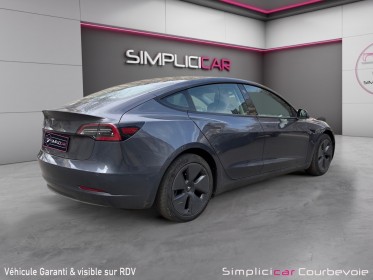 Tesla model 3 autonomie standard plus rwd siège chauffant avant arrière volant chauffant garantie 12 mois occasion paris...