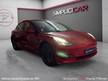 Tesla model 3 autonomie standard plus rwd / becquet arr carbone / garantie 12 mois occasion paris 17ème (75)(porte maillot)...