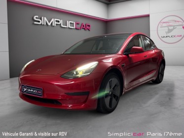 Tesla model 3 autonomie standard plus rwd / becquet arr carbone / garantie 12 mois occasion paris 17ème (75)(porte maillot)...