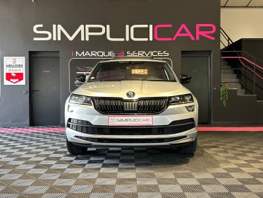 Skoda karoq 2.0 tdi 190 ch scr 4x4 dsg7 sportline garantie 12 mois occasion  simplicicar aix les bains simplicicar...