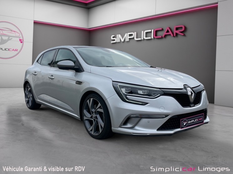 Renault megane iv berline tce 205 energy edc gt occasion simplicicar limoges  simplicicar simplicibike france