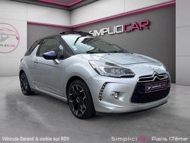 Citroen ds3 thp 165 ss sport chic-cabriolet-garantie 12 mois occasion paris 17ème (75)(porte maillot) simplicicar...