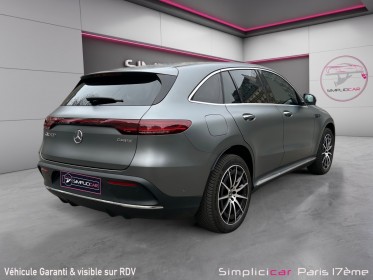 Mercedes eqc 400 4matic amg line-sieges ventilÉs-affichage tete haute-garantie 12mois occasion paris 17ème (75)(porte...