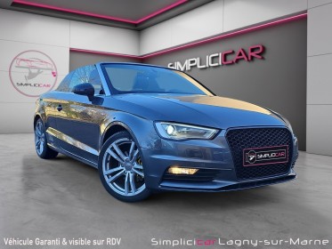 Audi a3 cabriolet 1.6 tdi 110 s line occasion simplicicar lagny  simplicicar simplicibike france